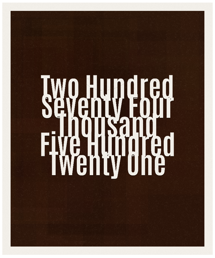 Count #274521