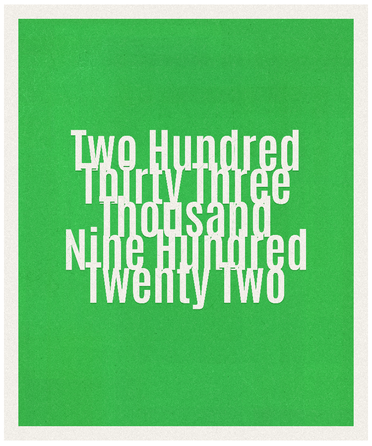 Count #233922