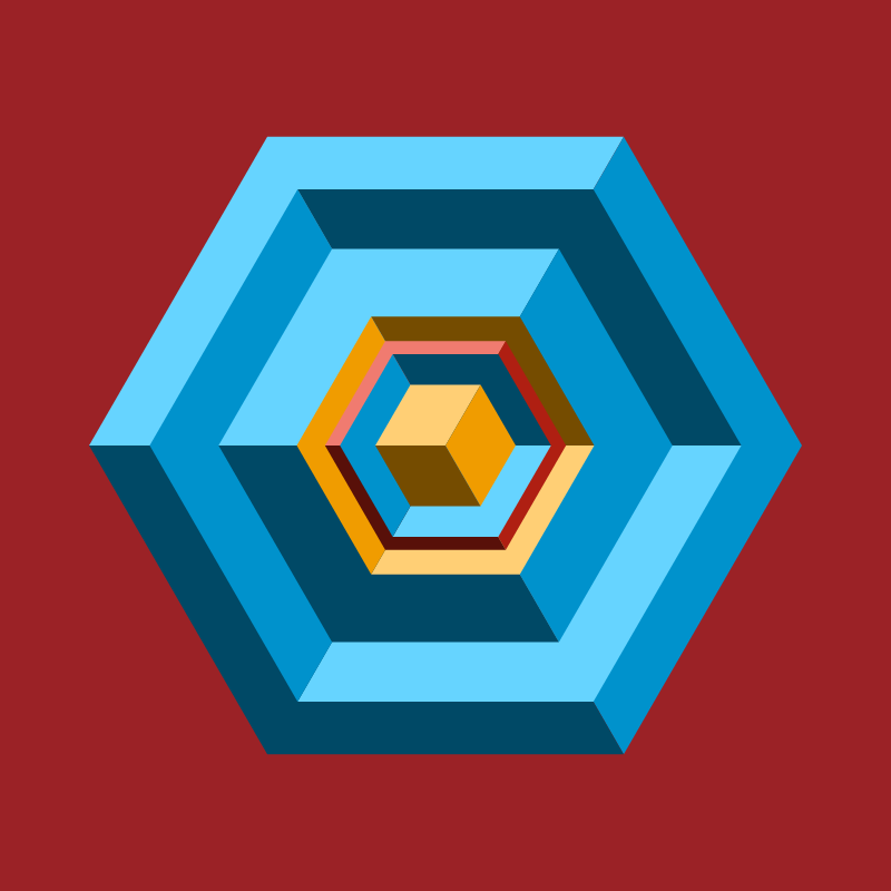 Hexagones - Art for Bots #37