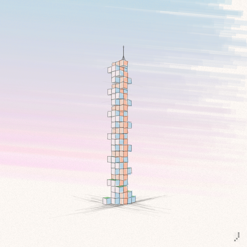 Cellular Skyscrapers #170