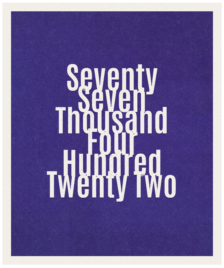 Count #77422