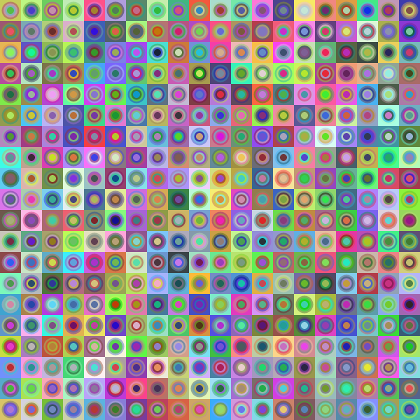 400 circles  #5