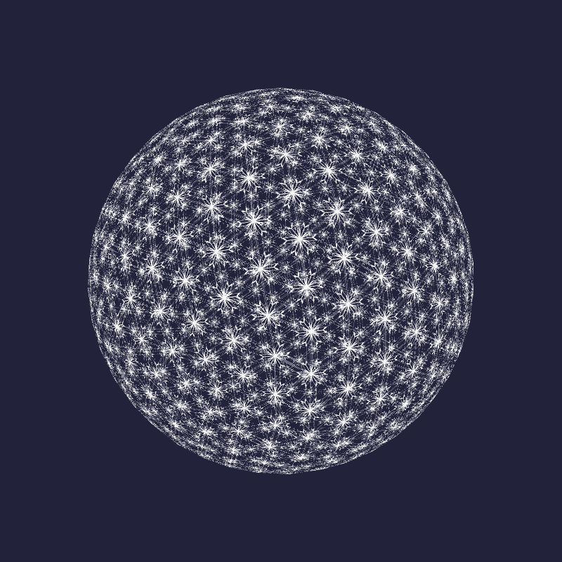 Digital Gothic: Spherical Tessellation #5