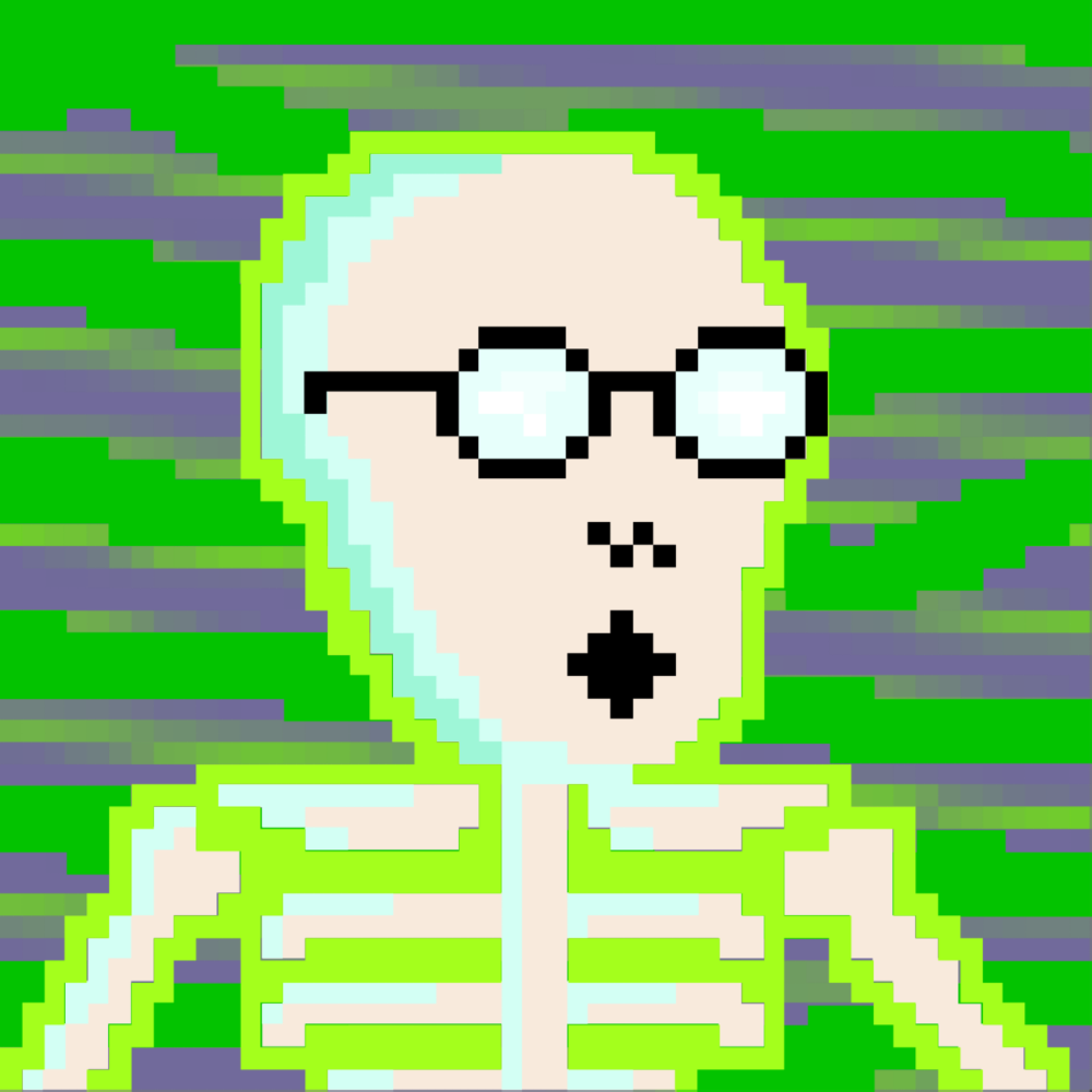 PIXEL SKULLETTI 1 #232