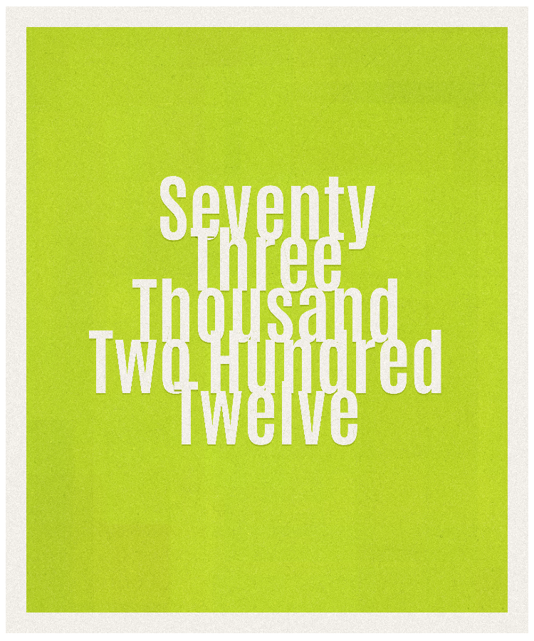 Count #73212
