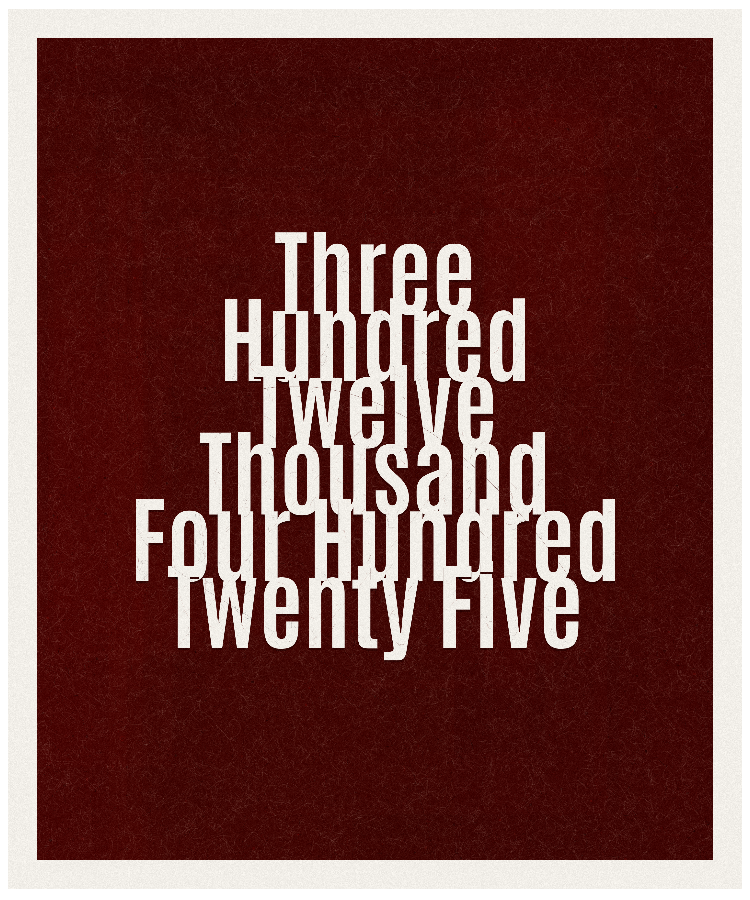 Count #312425