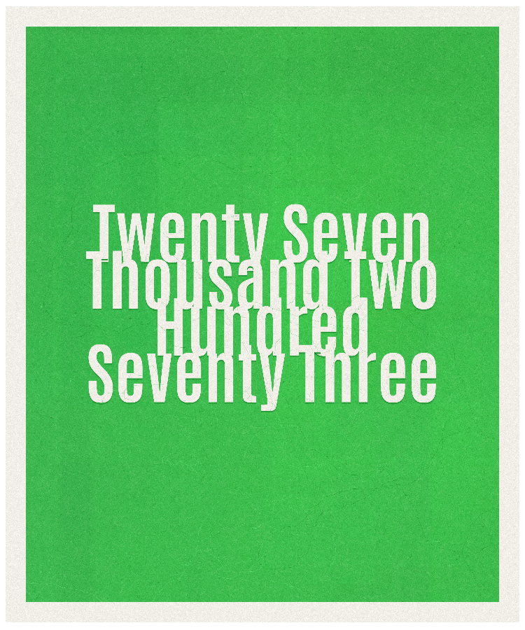 Count #27273