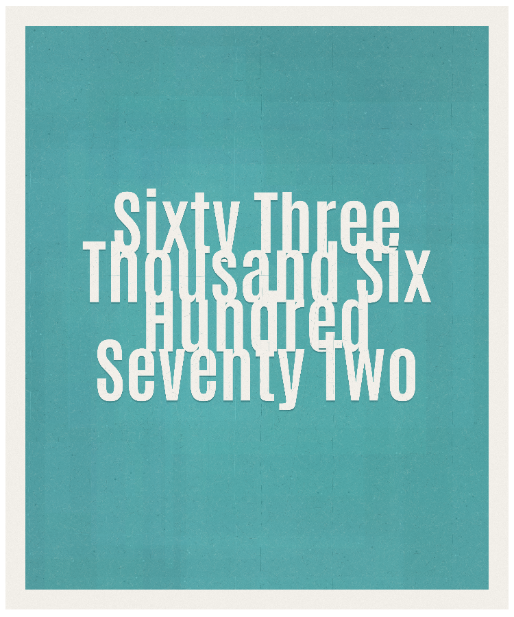 Count #63672