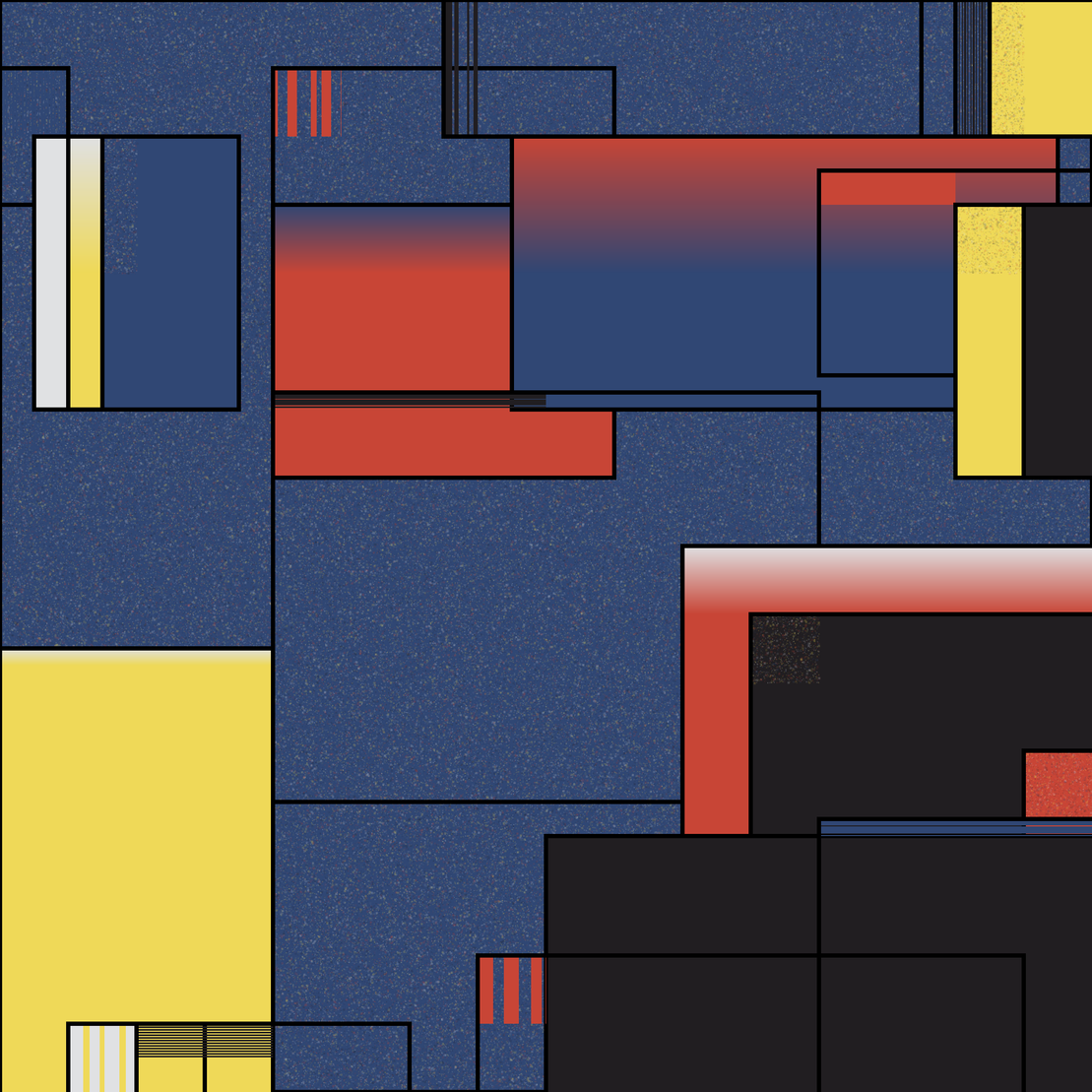 Agricultural Landscapes - Mondrian Edition #20