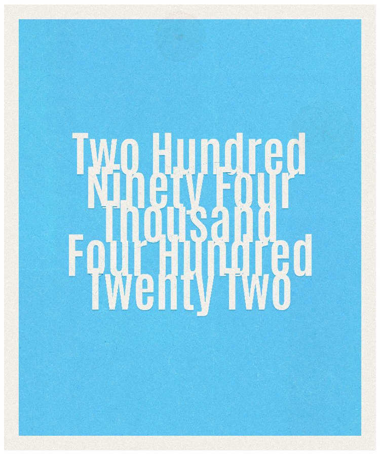 Count #294422