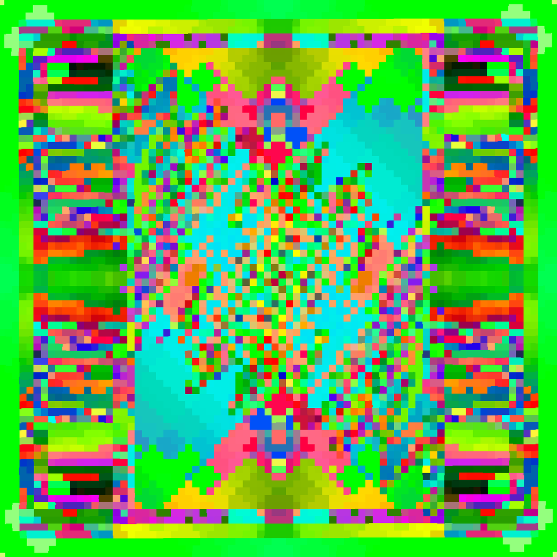 Psychedelic Dance of Pixels #21