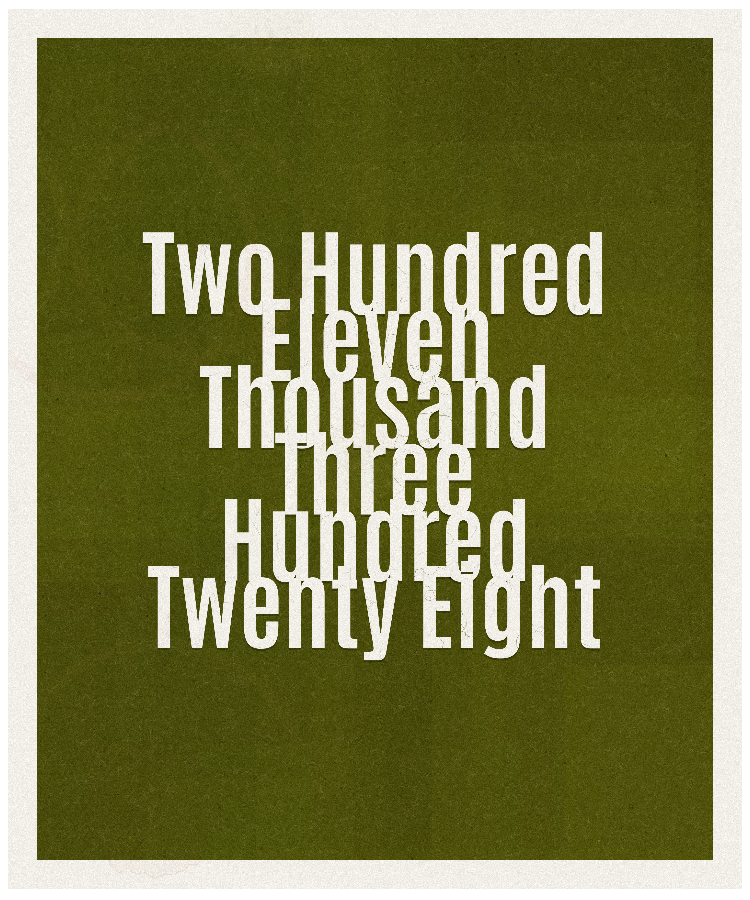 Count #211328
