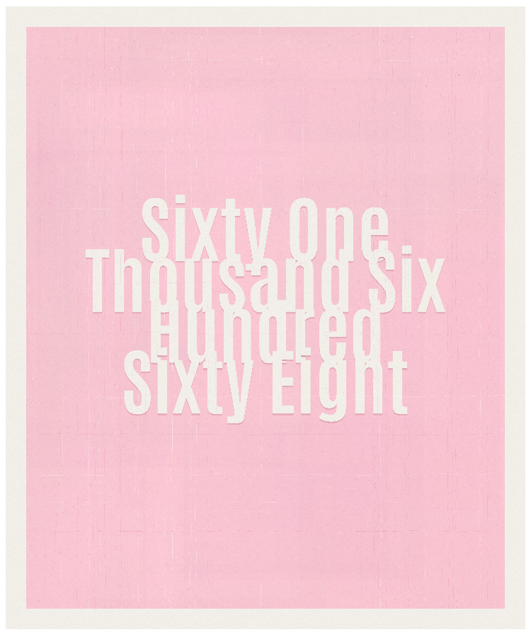 Count #61668
