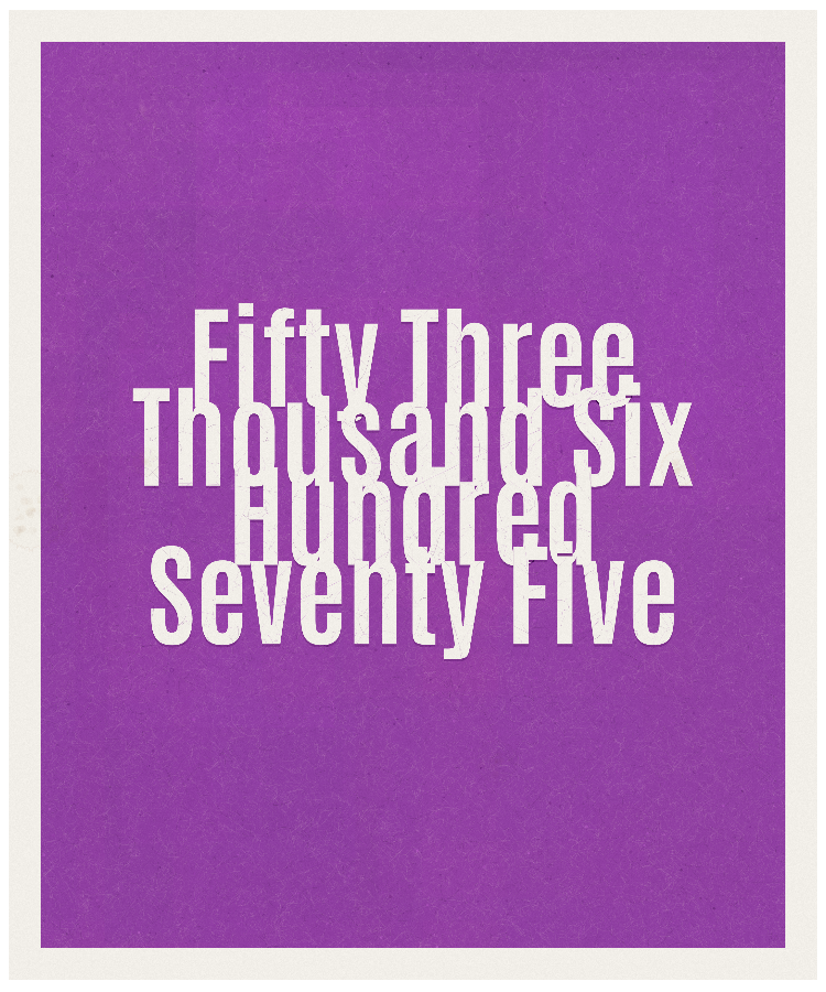 Count #53675