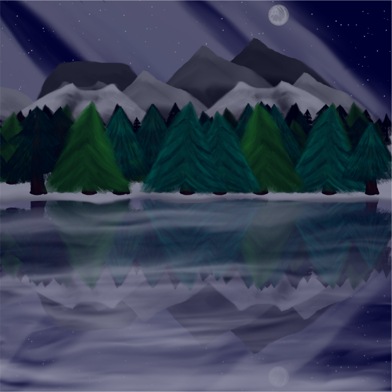 Moony Winter Lake #31