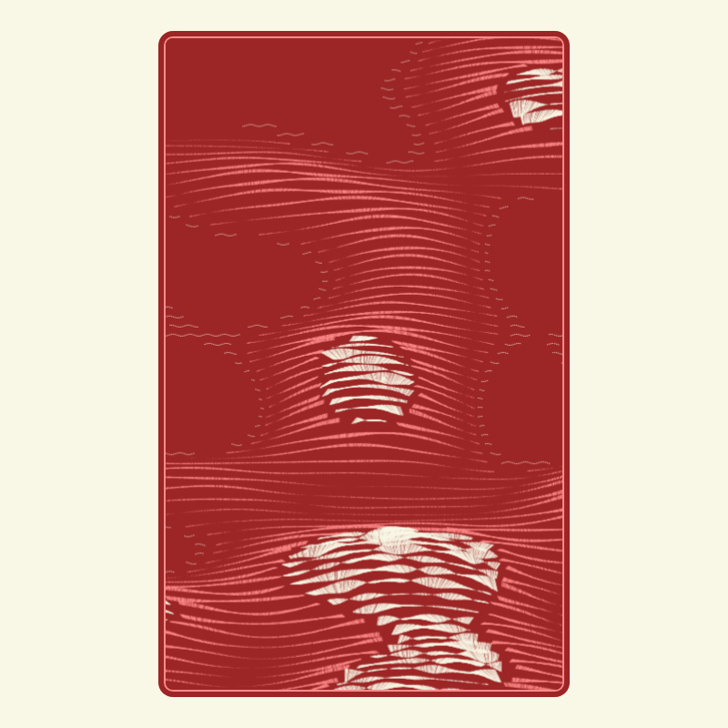 Topographic Playing Card #20