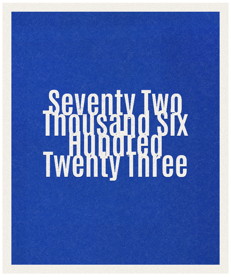 Count #72623