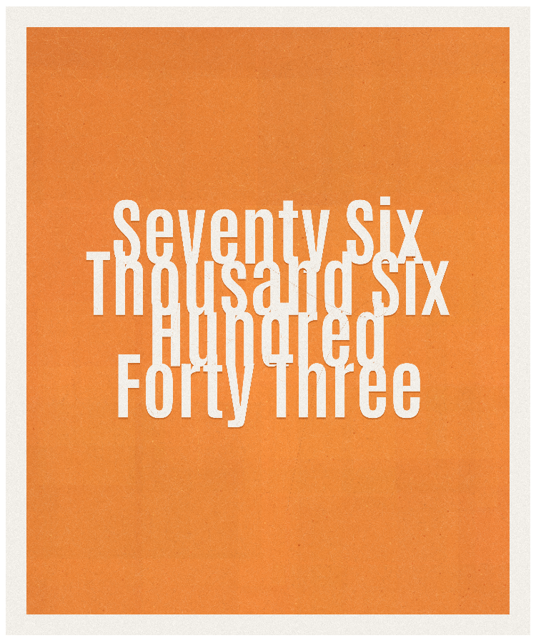 Count #76643
