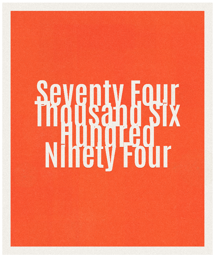 Count #74694