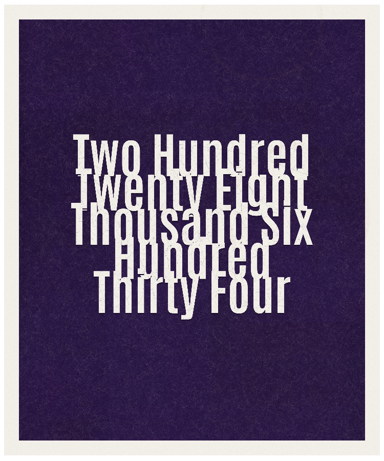 Count #228634