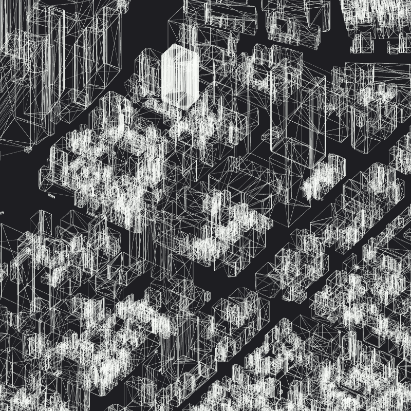 Wireframe City: Tokyo Shibuya #35