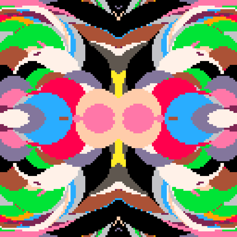 Rapid Psychedelic Inkblot Test Generator #69