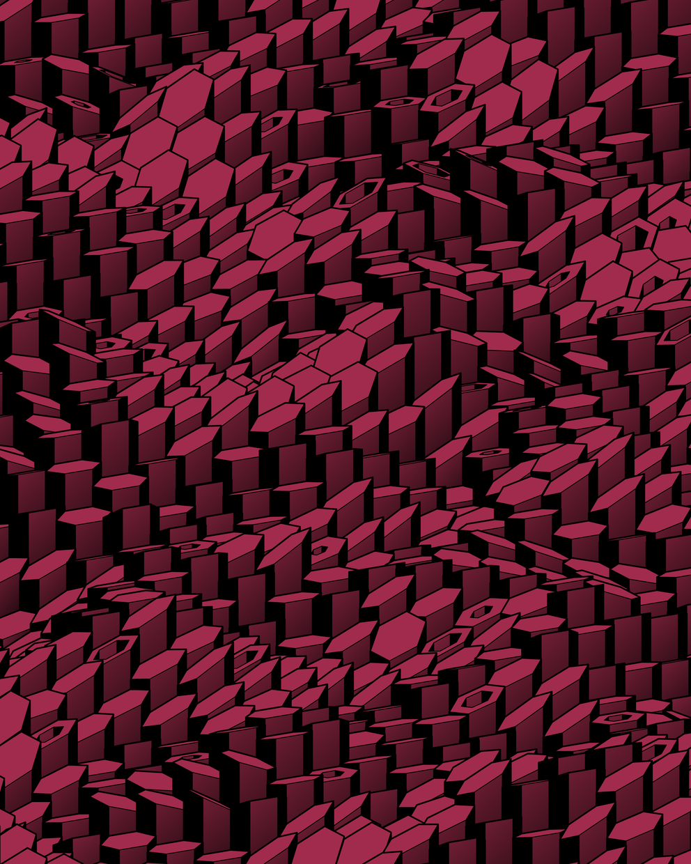 Hexagones Landscape #283