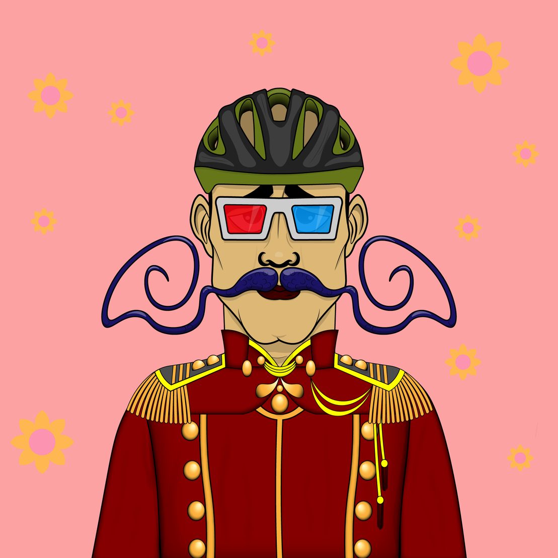 Mustachioed #1