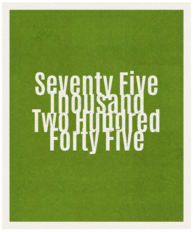 Count #75245