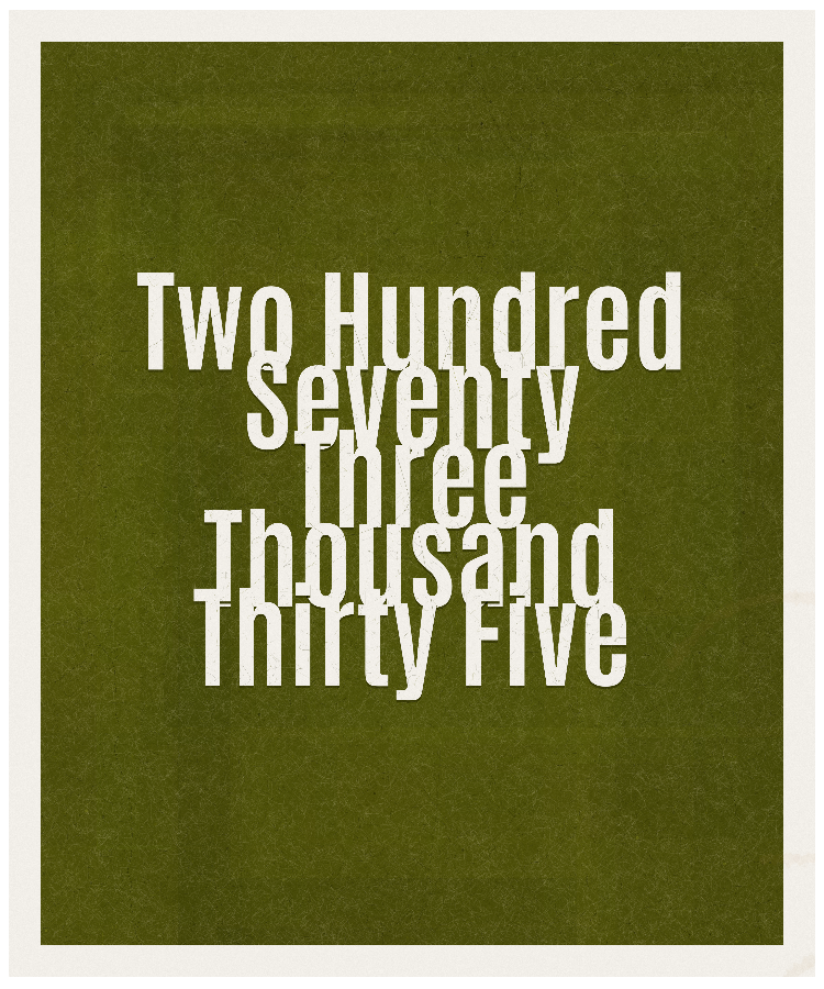 Count #273035