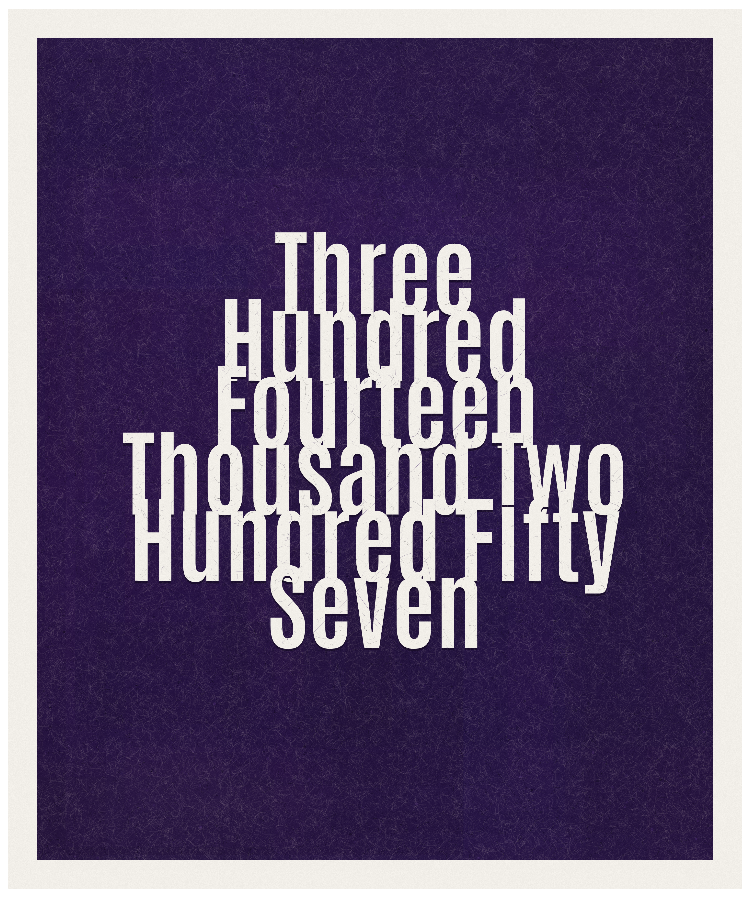 Count #314257