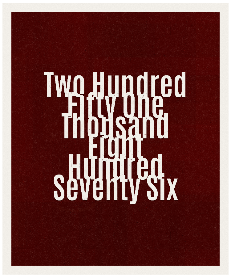 Count #251876