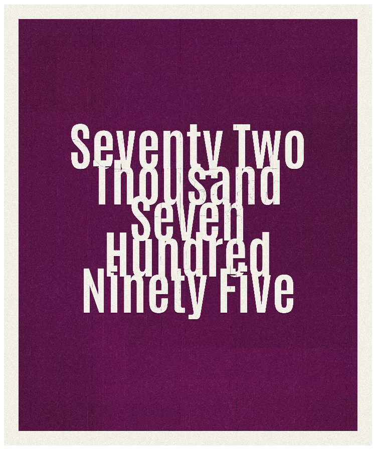 Count #72795