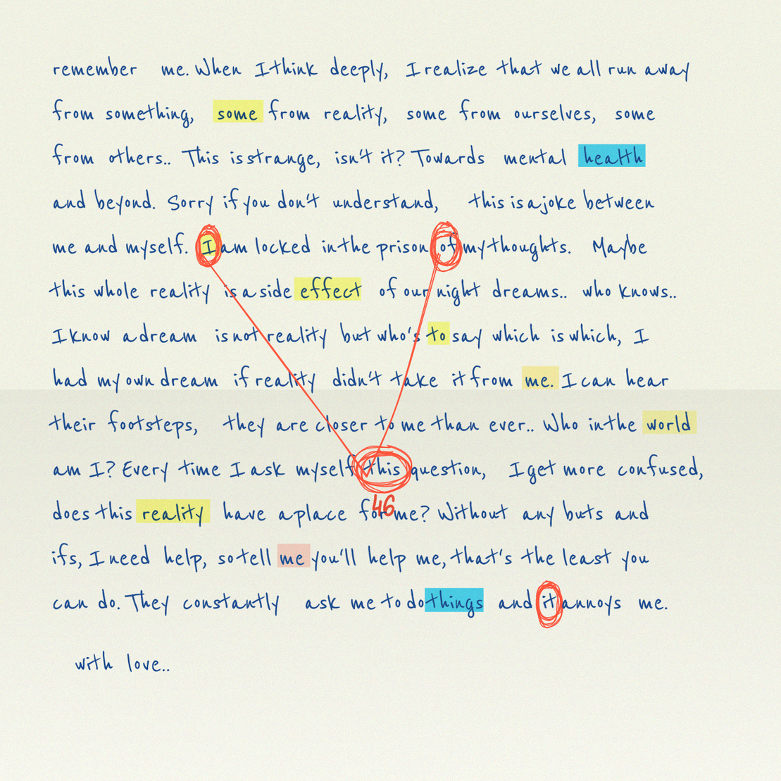 Conspiracy Theory Vol.2: a letter #26