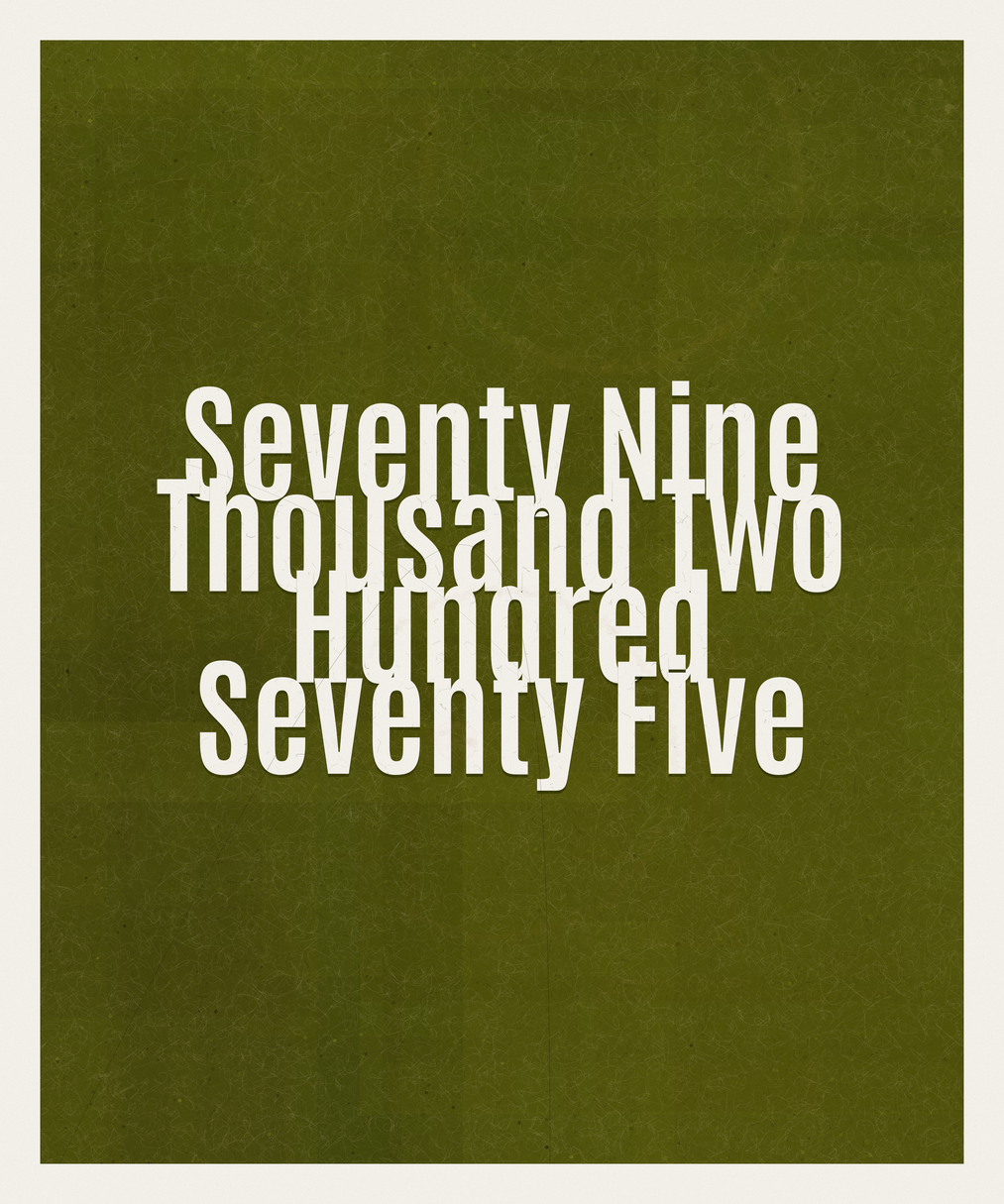 Count #79275