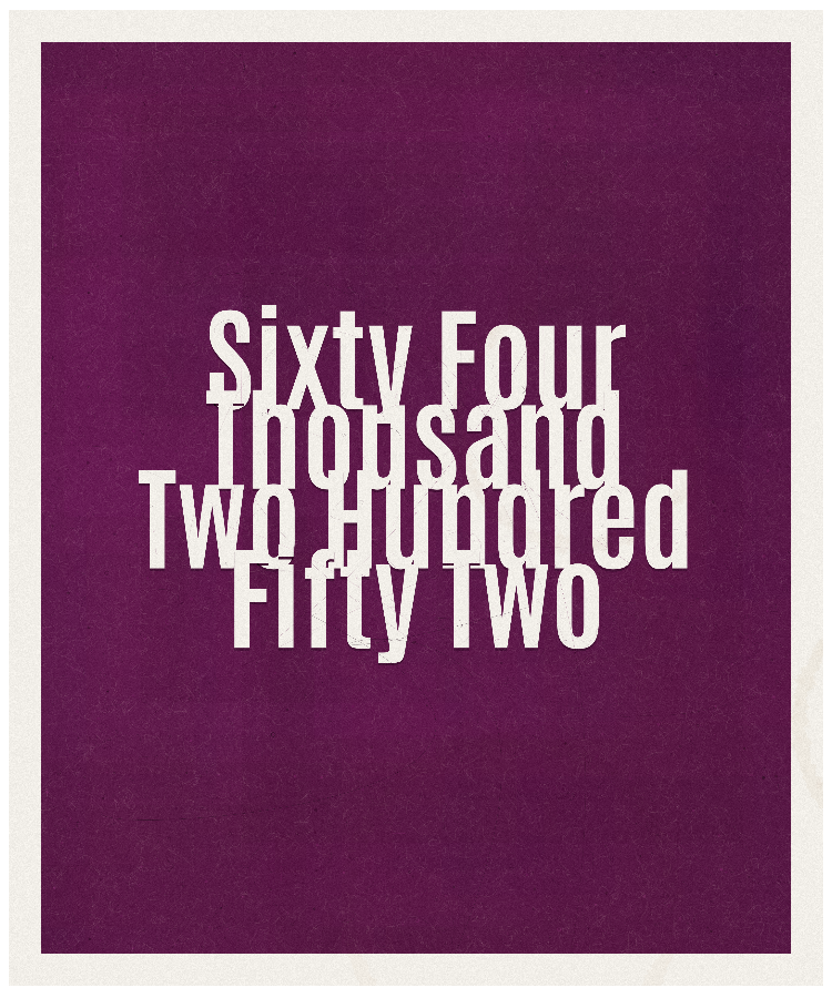Count #64252