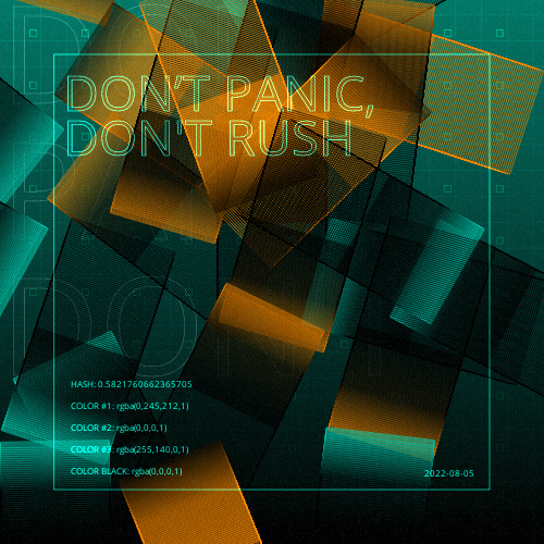 Don’t panic  #7