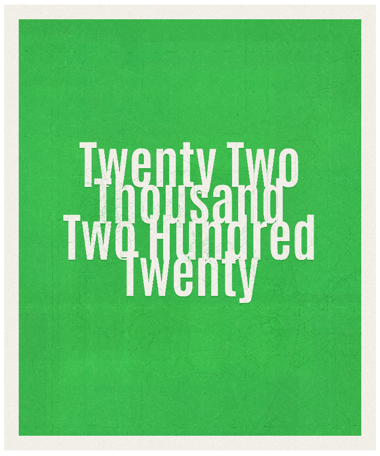 Count #22220
