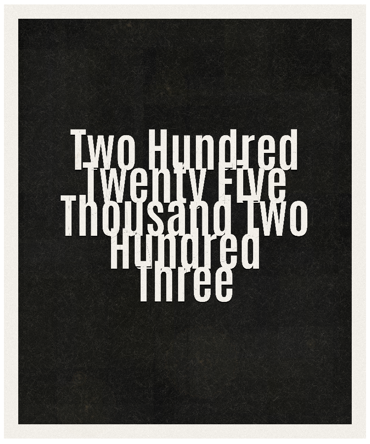 Count #225203