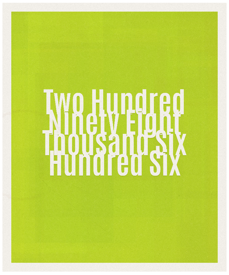 Count #298606