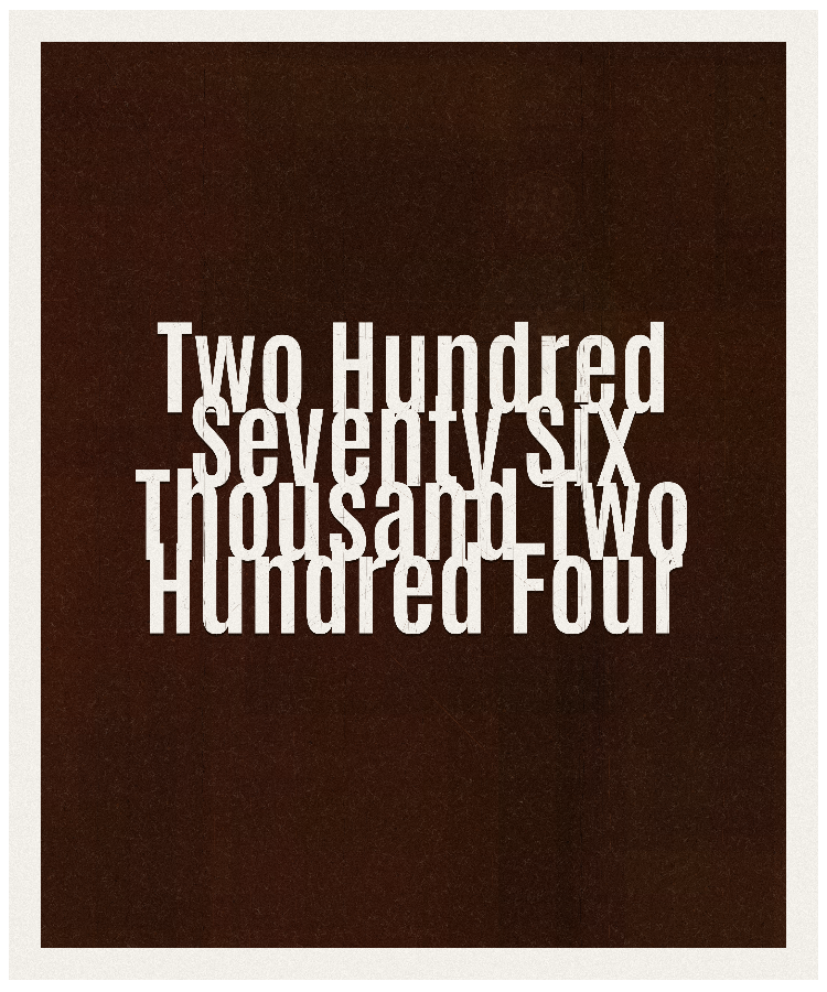 Count #276204