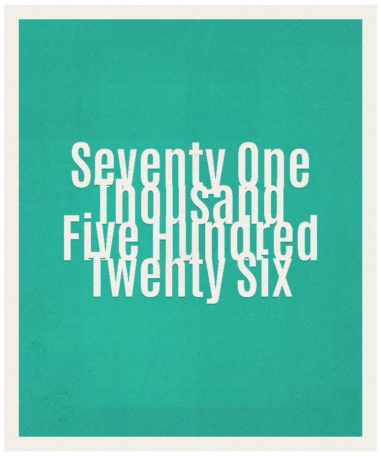 Count #71526