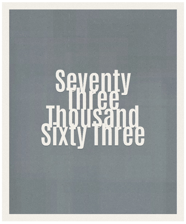 Count #73063