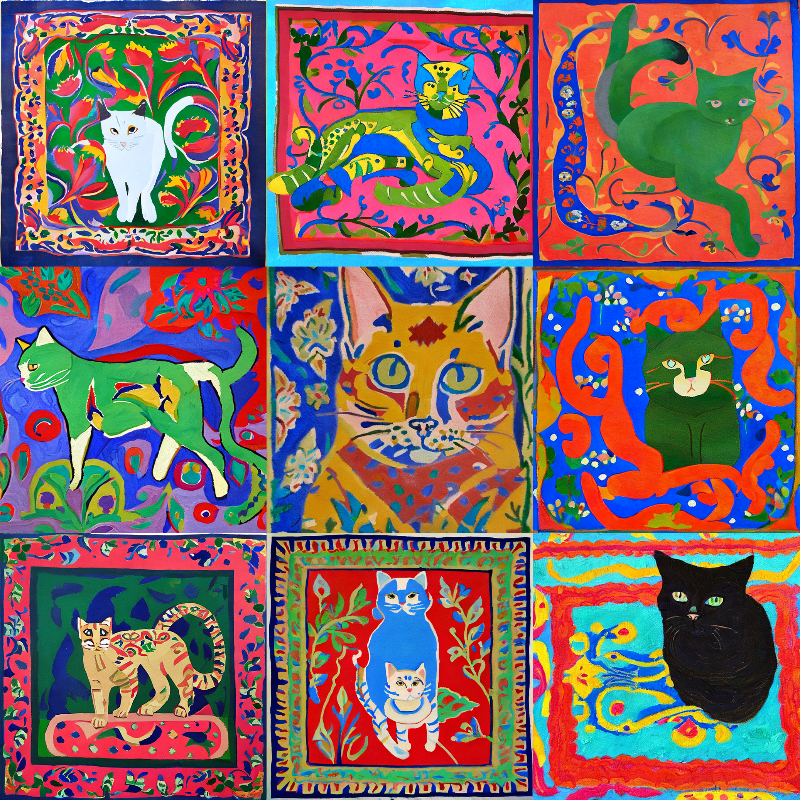 99 Patchworks of 9 Lives #39