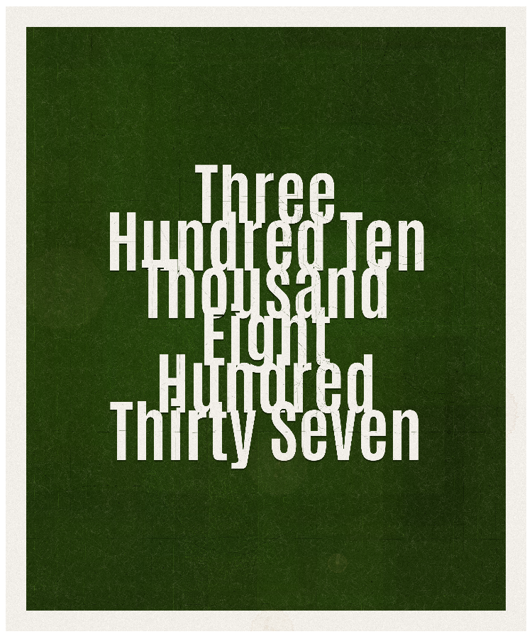 Count #310837