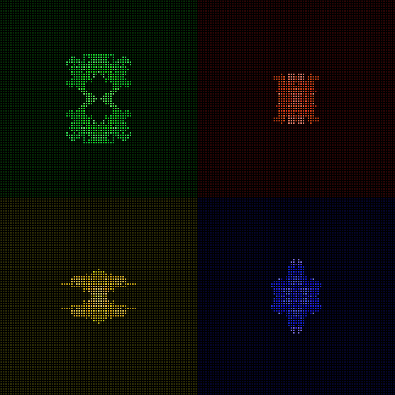 Dither Creatures 2x2 #84