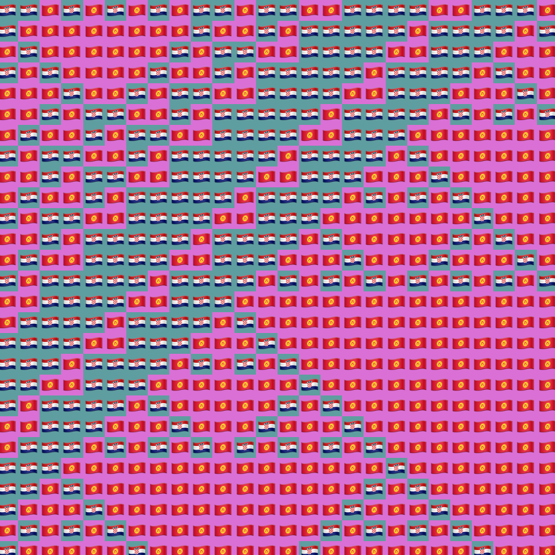 Elementary Cellular Emoji Automata #231