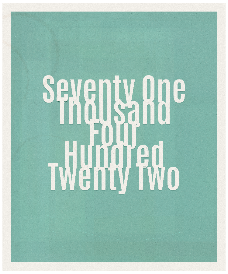 Count #71422