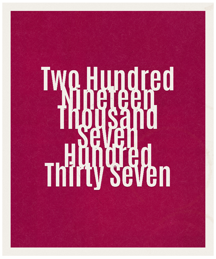 Count #219737