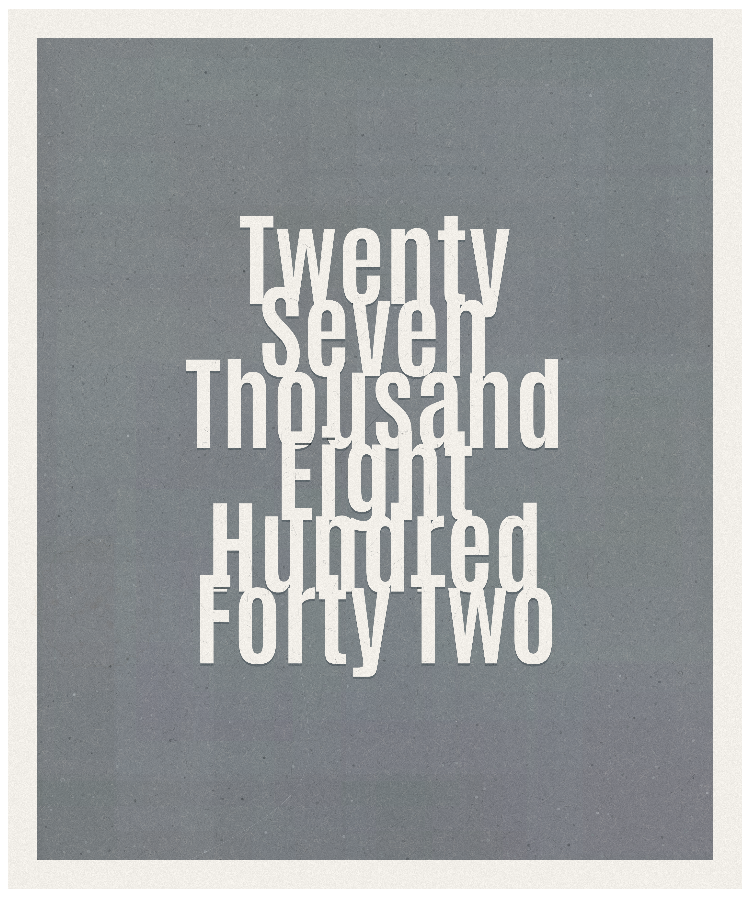 Count #27842